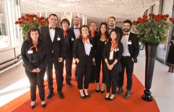 Das swissstaffing Team am Jubiläumsanlass von swissstaffing