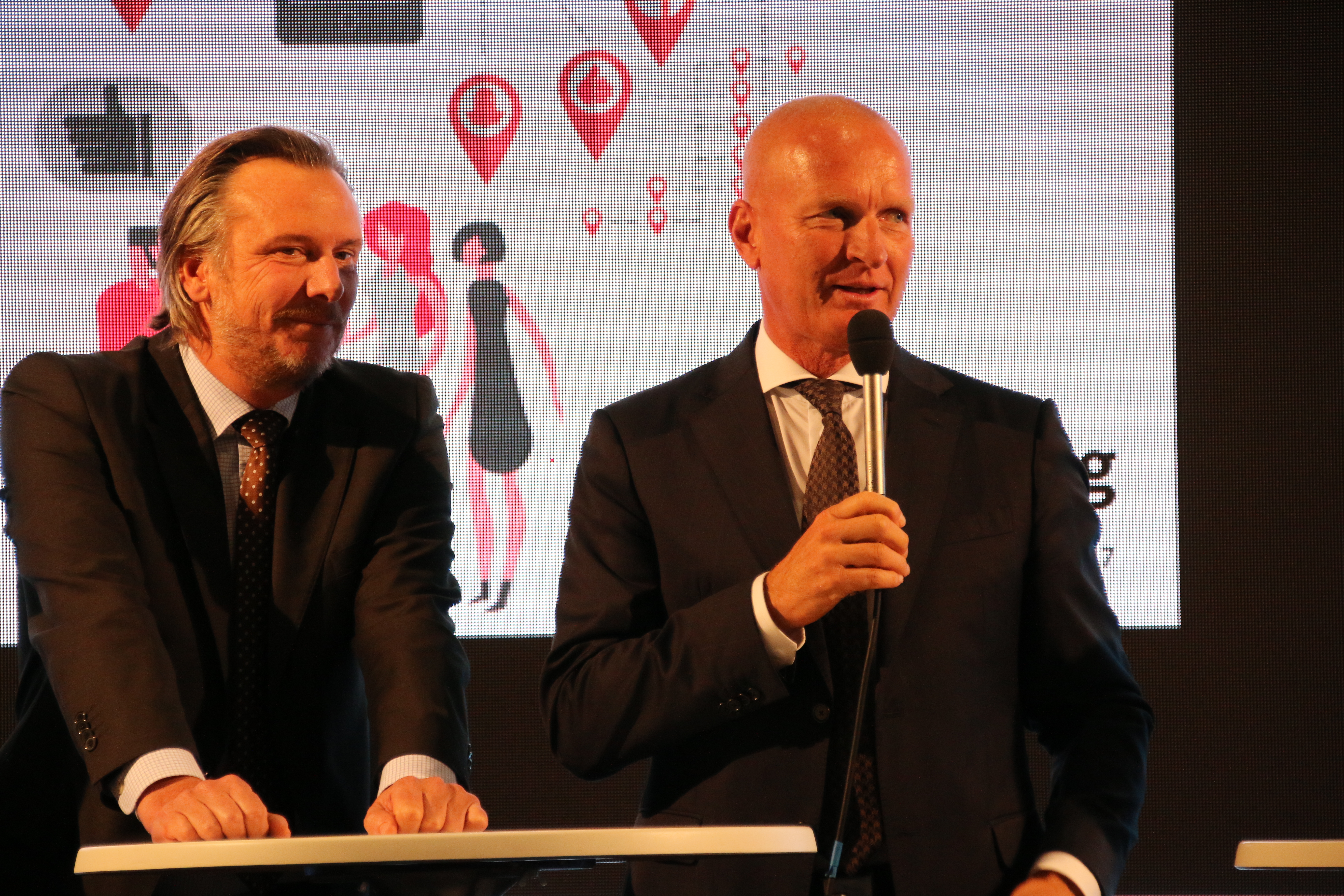 Robin Gordon, CEO Interiman Group et Leif Agnéus, CEO Manpower Suisse