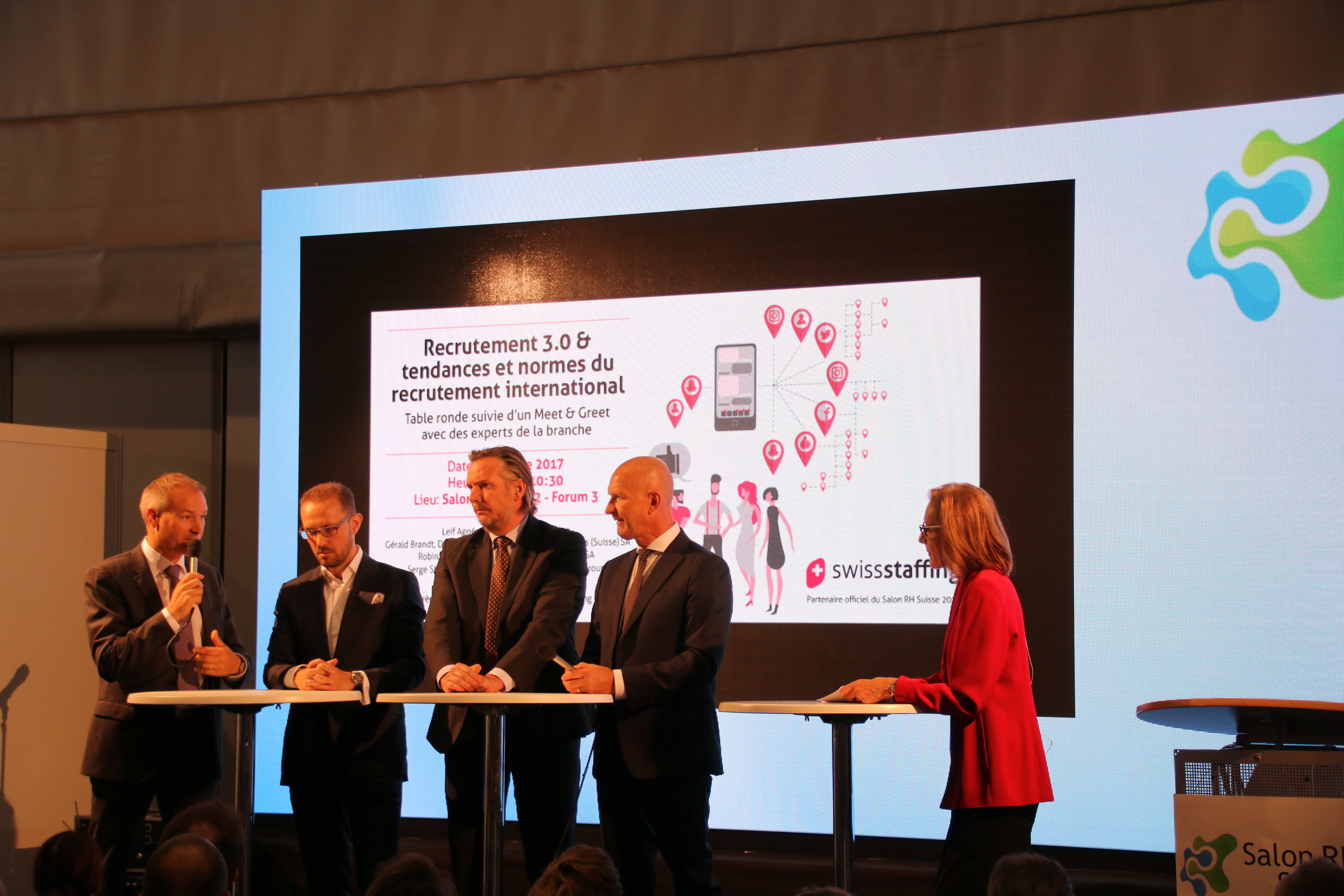 Table ronde de swissstaffing au Salon RH Suisse 2017