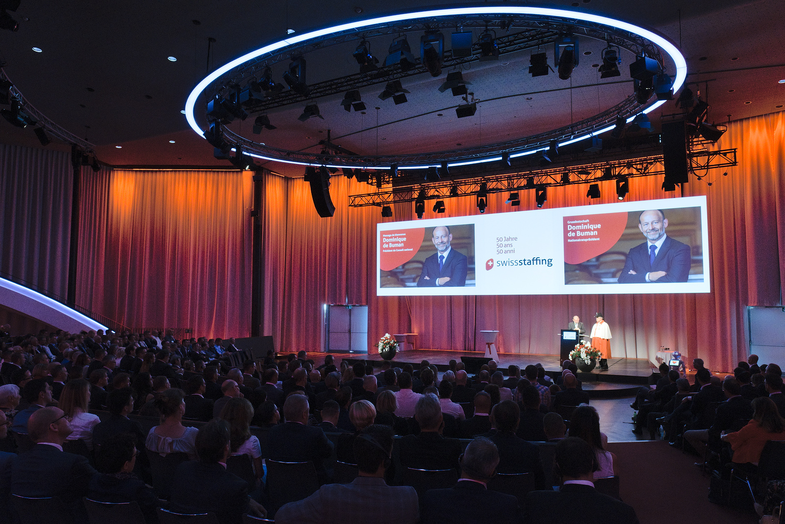 Jubiläumsanlass swissstaffing: Arena Kursaal Bern Jubiläumsanlass swissstaffing: Arena Kursaal Bern