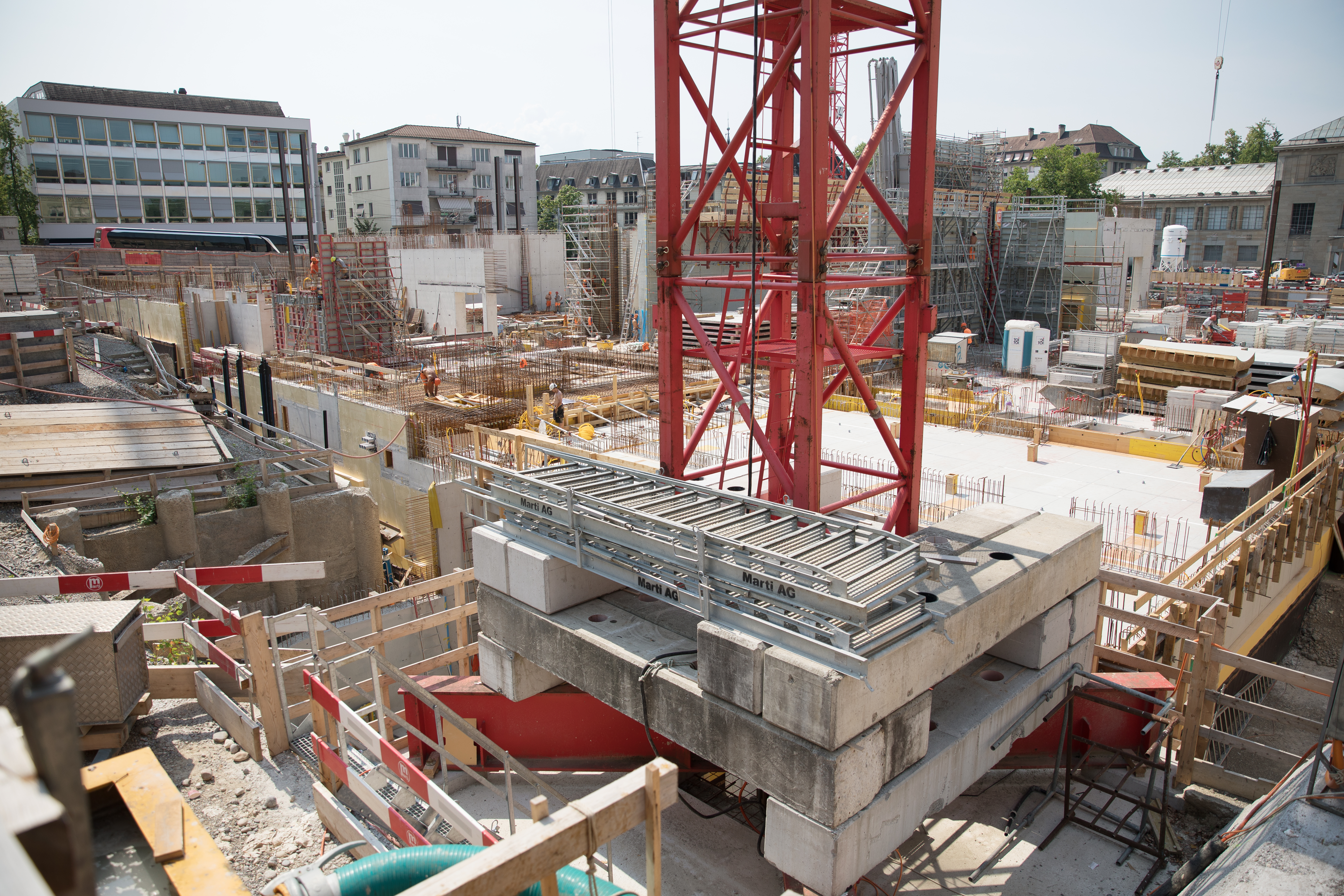 Baustelle Marti AG Zürich