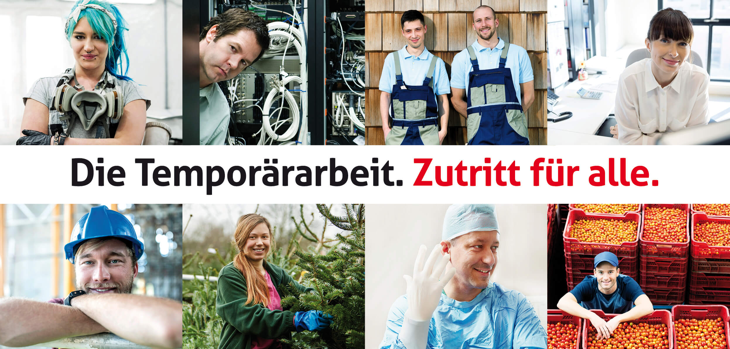 Die Temporärarbeit. Für Überraschungen gut.